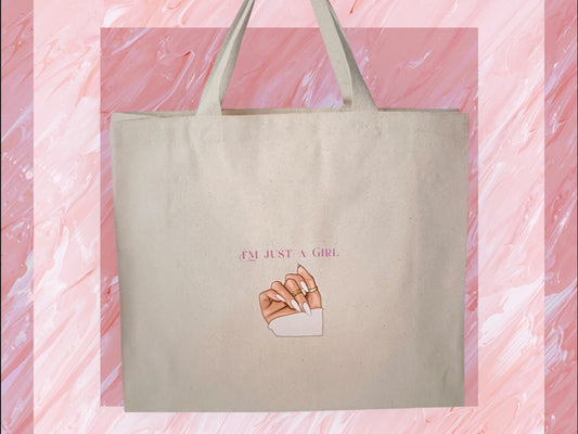 Mocha & Manuscript “Girl on the Go” Tote Bags